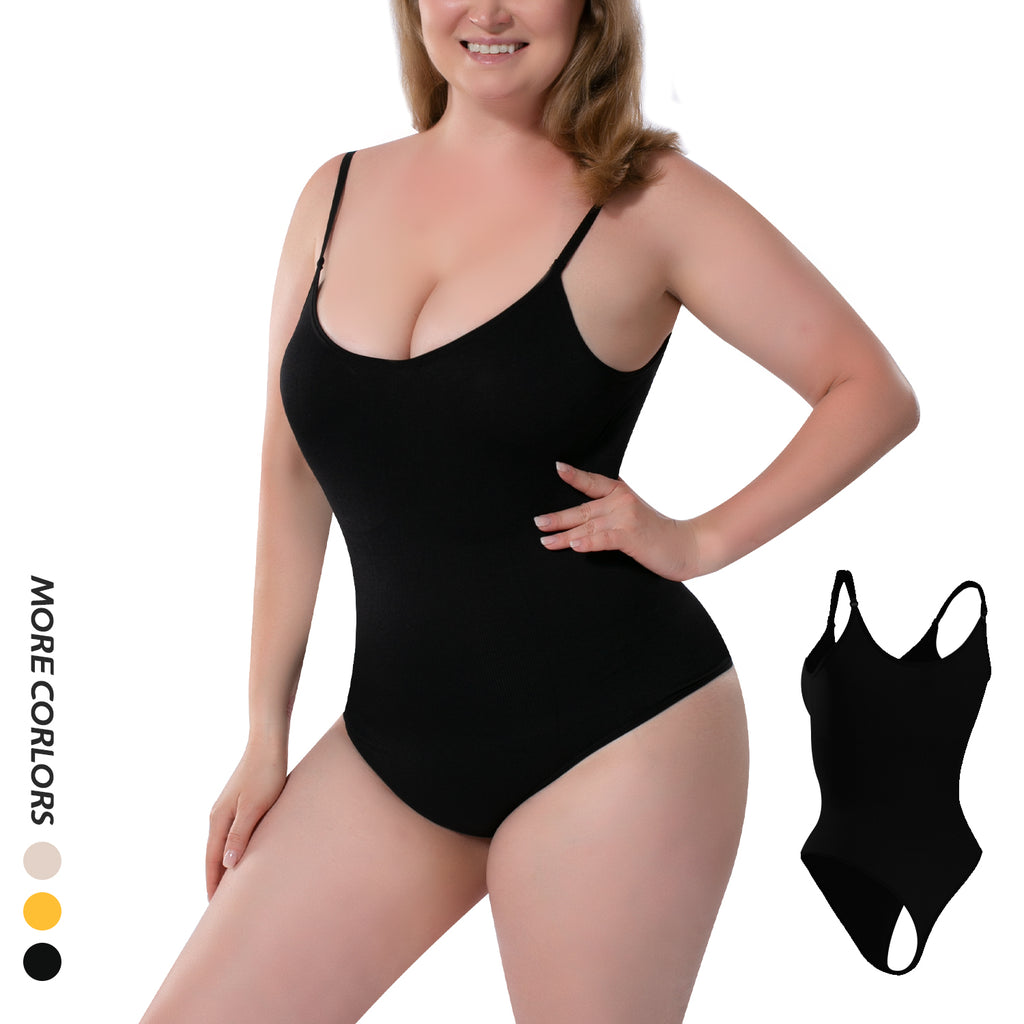 AKIMS Seamless Sculpting Bodysuit – Tummy Control & Bra-Free Support