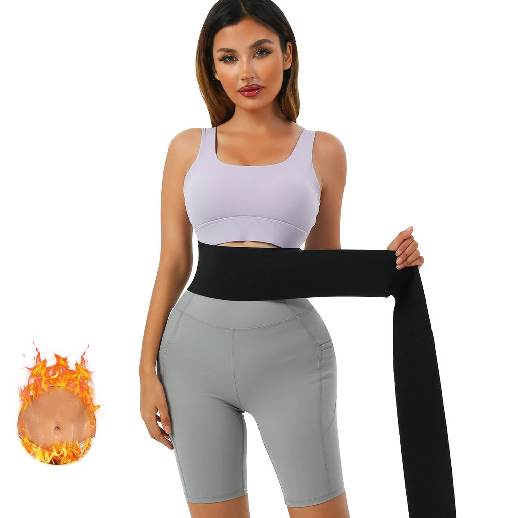 AKIMS Adjustable Tummy Wrap Waist Trainer | Free-Size Waist Shaping Band