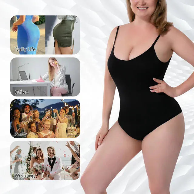 AKIMS Seamless Sculpting Bodysuit – Tummy Control & Bra-Free Support