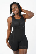 AKIMS Stage 2 Colombian Faja with Bra & Side Zip | Thigh-Length Compression Bodysuit